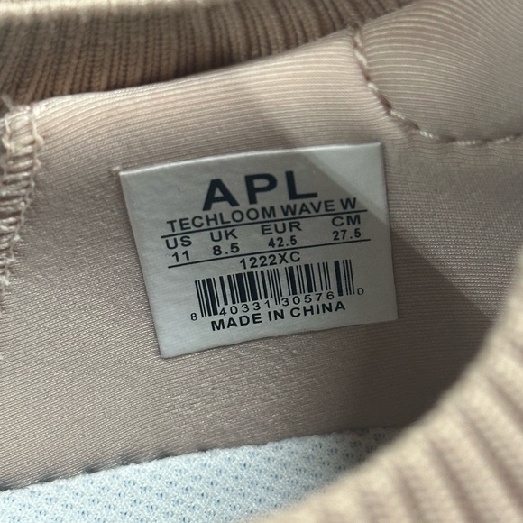 APL TechLoom Wave Knit Sneakers Women’s 11 Pink Taupe Running Walking Shoes - Picture 4 of 8